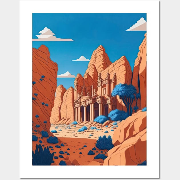 The Petra Wall Art by fleurdesignart